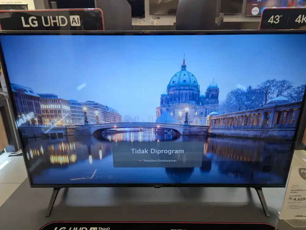 Lg 43 Inci Led 4k Smart Tv 43ua7550psa - Hitam