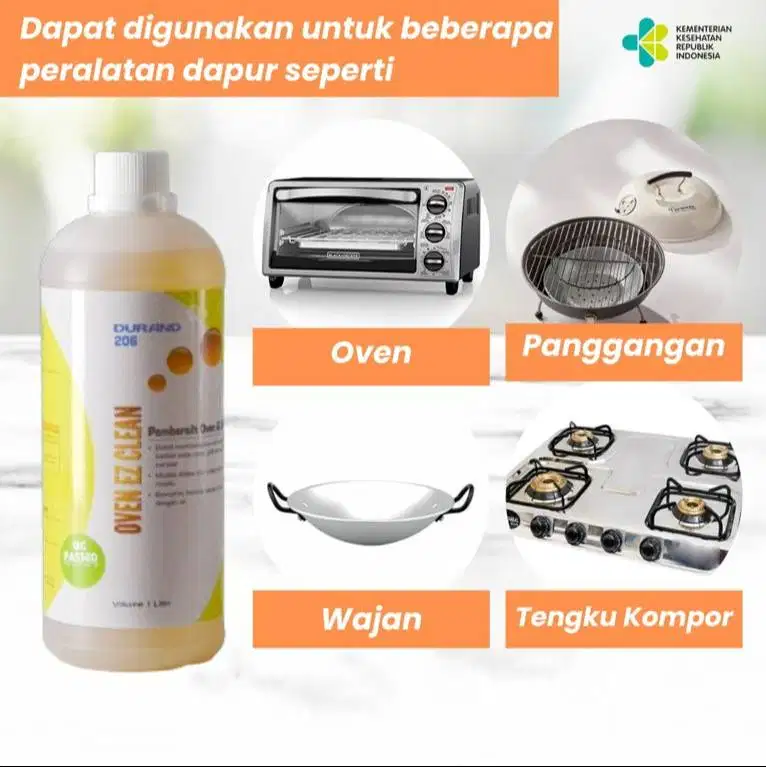 Pembersih Dan Penghilang Wajan Gosong, Panci, Lemak Oven Dan Kompor