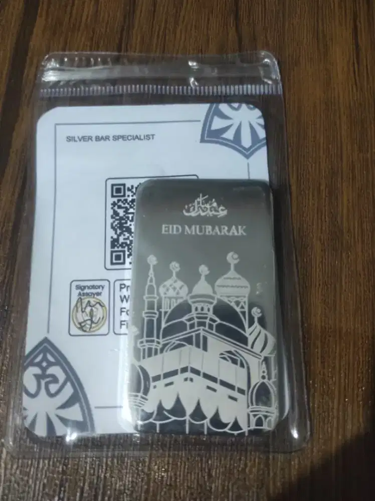 Bulion perak silverium 100gr