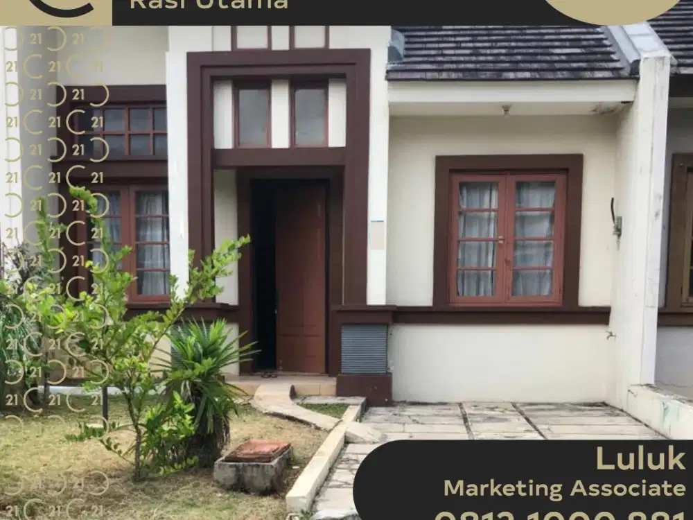 DISEWAKAN RUMAH DI DALAM CLUSTER KOTA WISATA CIBUBUR
