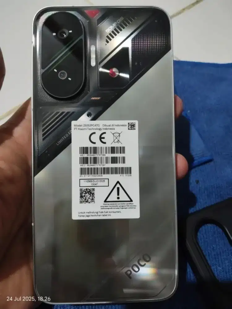 poco f7 silver Ram 12/512GB fullset mulus grsi 24bln