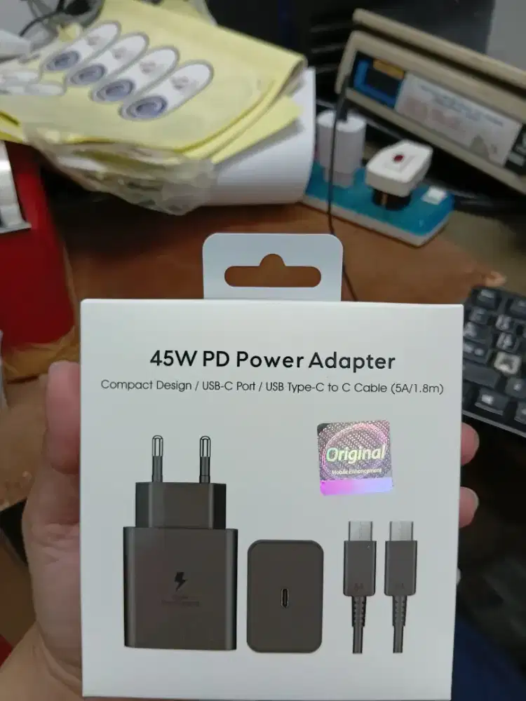 Charger samsung original 45 watt super fast charging made in vietnam