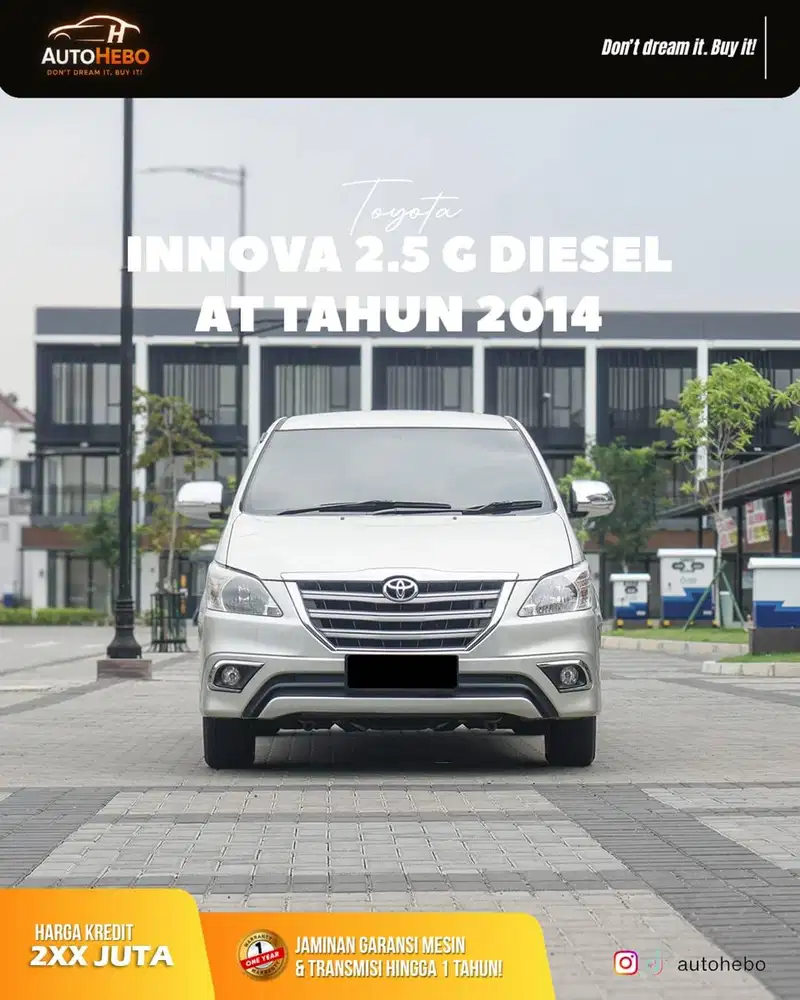 Toyota Kijang Innova G 2.5 Diesel AT 2014