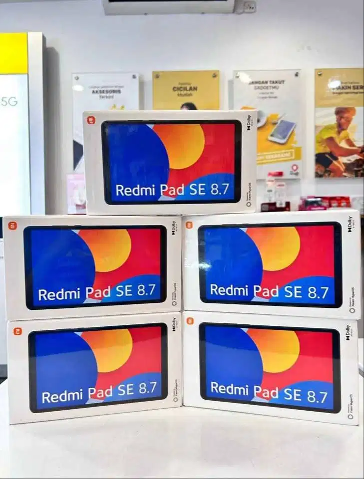 Xioami Redmi Pad Se 8,7 Ram 4/128Gb Bergaransi Resmi Batrrai 8000mAh