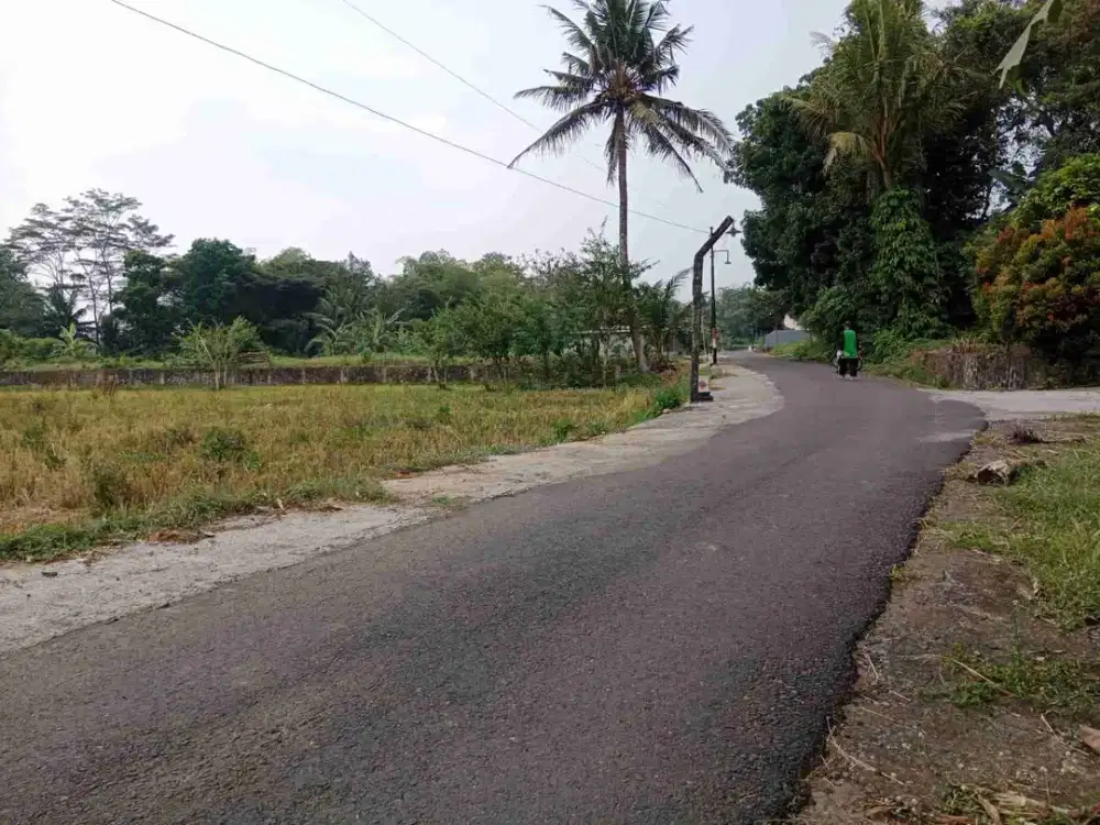Dijual Tanah Sawah Tepi Jalan Aspal Barat Rumah Sakit At turots Sleman Yogyakarta