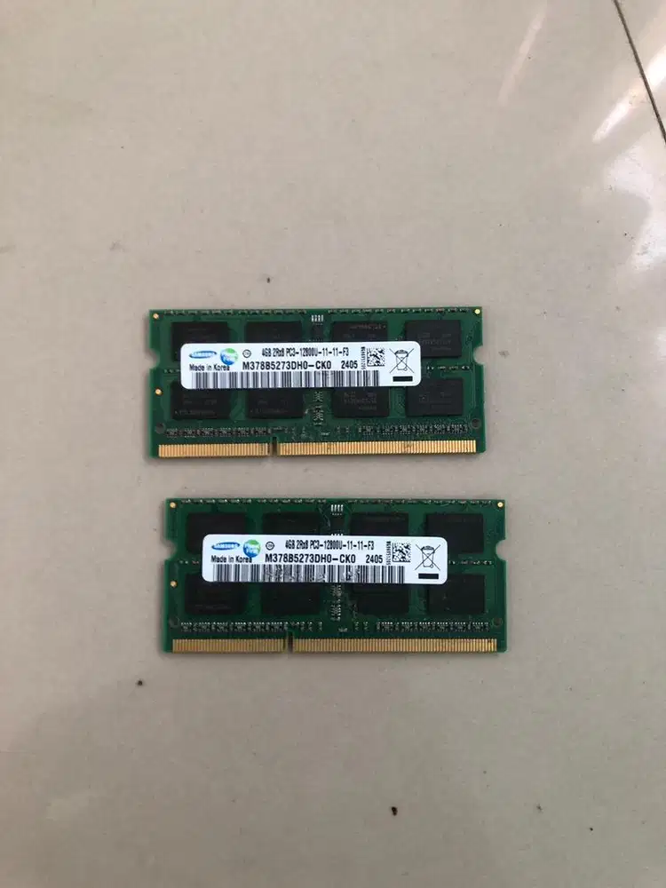 Sodimm ddr3 4 GB pc 12800 2 pcs