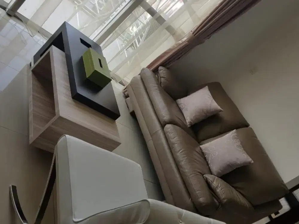 Apartemen 2BR furnished bagus siap huni, akses mall langsung