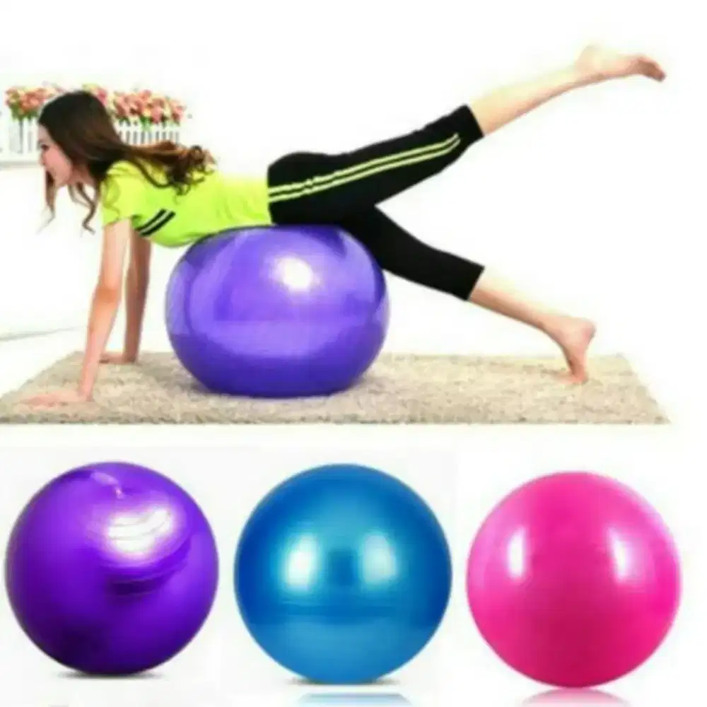 Ready gym ball alat olahraga senam / bola senam / brithing ball