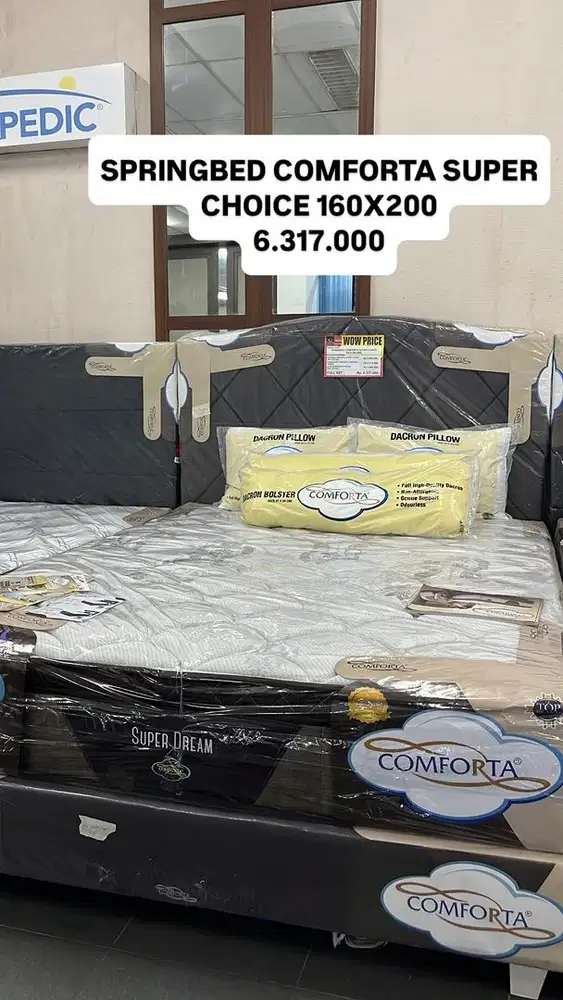 SPRINGBED COMFORTA SUPER CHOICE 160X200