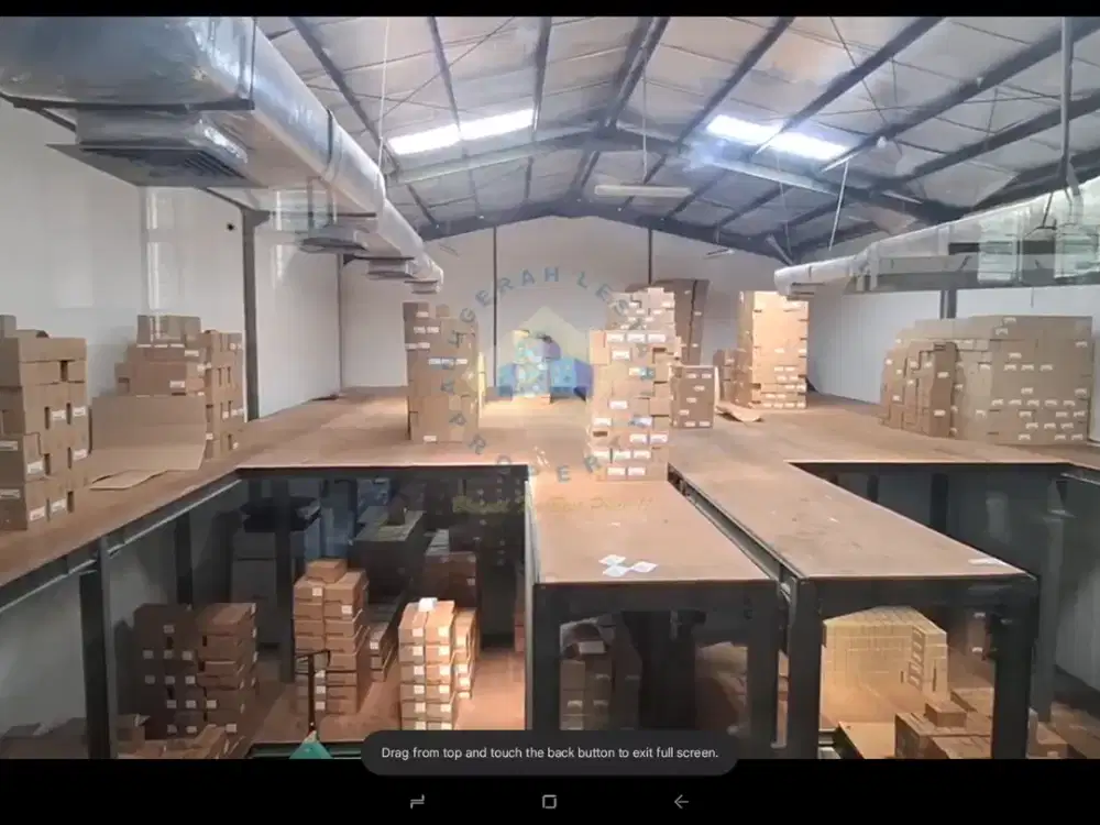 Dijual Gudang di kawasan Taman Tekno BSD Kota Tangerang Selatan - Banten