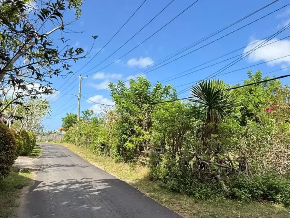 Dijual Tanah Ocean View di Jalan Celagi Nunggul Sawangan Benoa