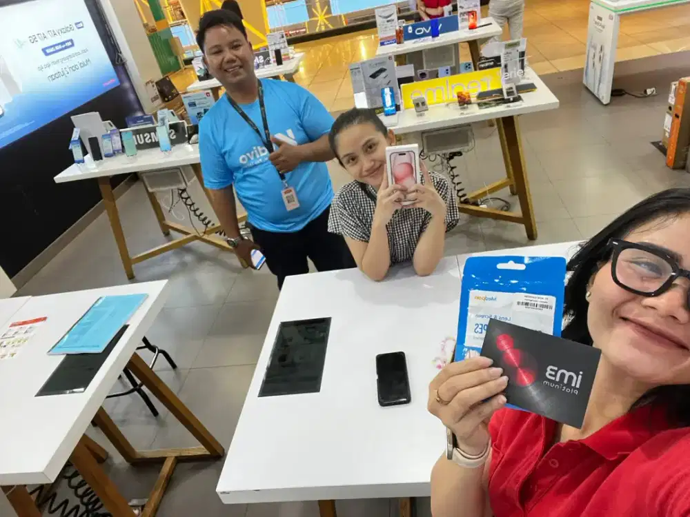Cicilan Iphone 15 series bunga rendan atau free 2x cicilan