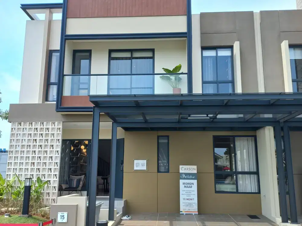 CARSON ,rumah baru posisi Sudut di Sumarecon Serpong