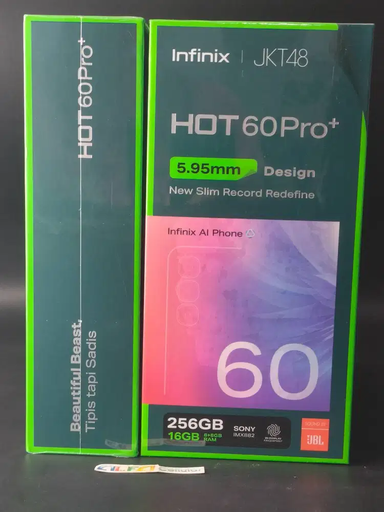 INFINIX HOT 60 PRO PLUS RAM 8+8/INTERNAL 256 GB GARANSI RESMI