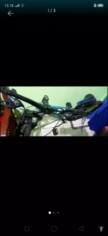 Sepeda forward warna biru