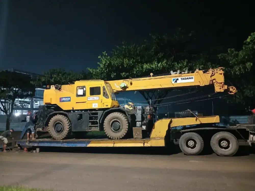 Jasa Angkut Alat Berat Trucking Lowbat