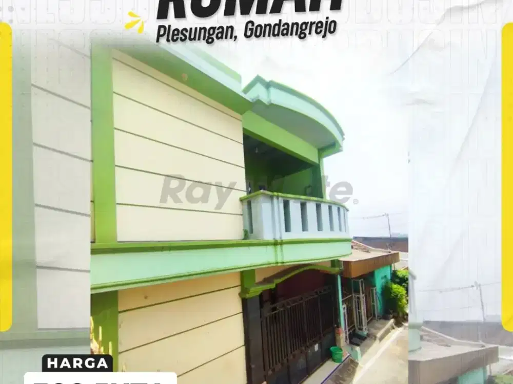 Dijual Rumah 2 Lantai Harga Murah Siap Huni Di Plesungan Gondangejo