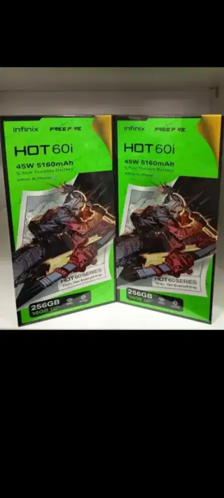 Infinix hot 60i ram 8gb 256gb dan6/128 garansi resmi