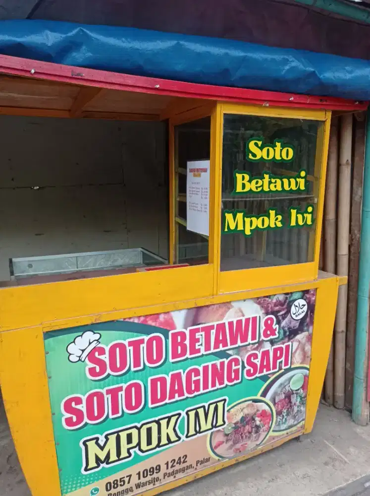 Gerobak kayu jati