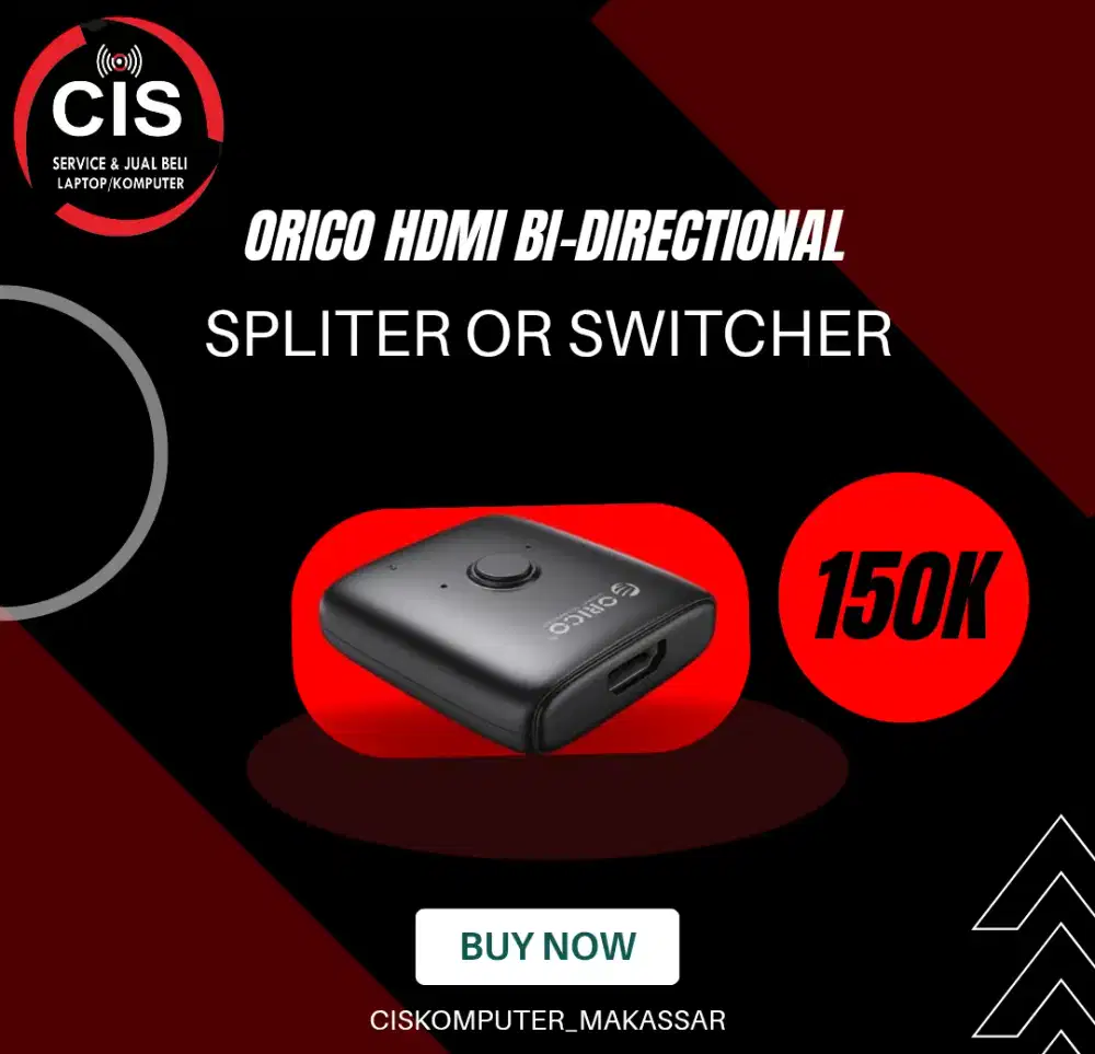 Ready Orico HDMI Bi-Directional Spliter or Switcher