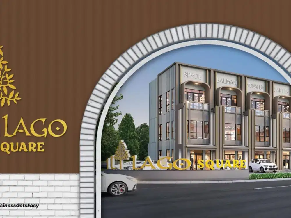 Dijual Ruko 3 Lantai IL Lago Square di Area Komersial Gading Serpong, Tangerang