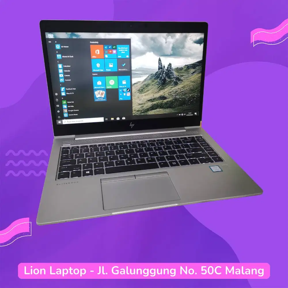 Core i5 Gen 8 RAM 8GB SSD 256GB HP Elitebook 840 G5 [21|10]