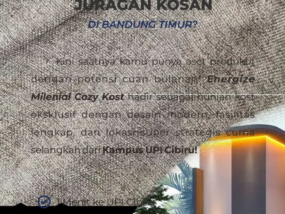 Jual Rumah Kos UPI Bandung SHM Full Furniture Lingkungan Pendidikan