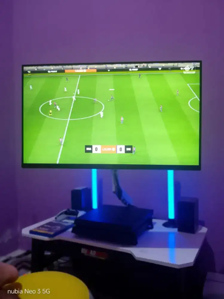 Paketan PS4 Fat Monitor Xiaomi G27i Meja Lampu Led Braket