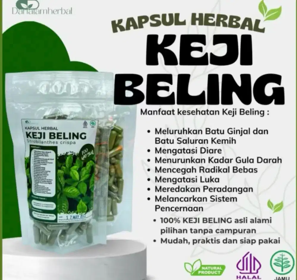 Herbal kapsul Keji Beling