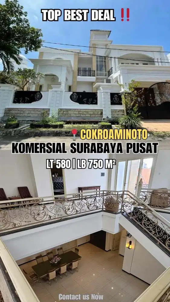 Rumah Komersial di pusat kota surabaya