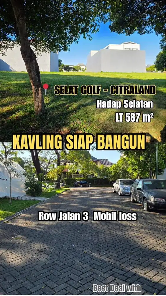 Tanah Kavling di cluster favorit