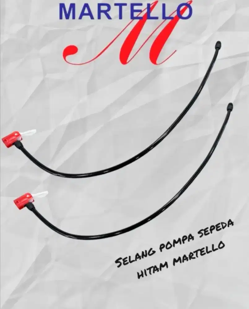 Selang pompa sepeda hitam