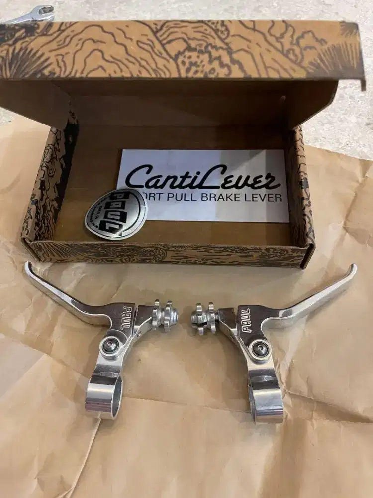 Paul CantiLever Short Pull Chrome Brake Handle Sepeda Bike Calipers