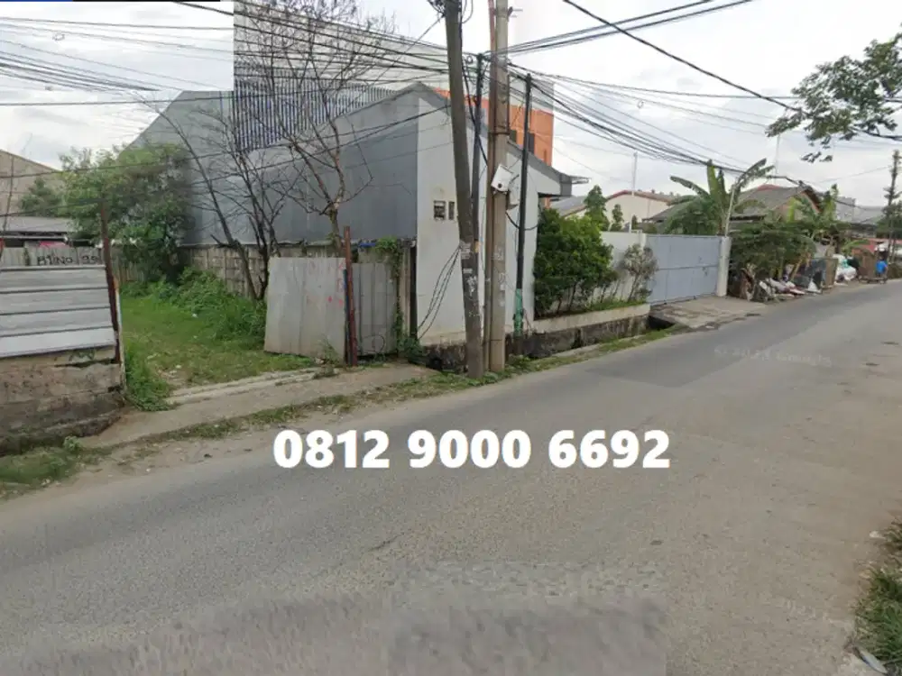 Disewakan Tanah Lahan di Kavling DPR Cipondoh Tangerang muat Kontainer