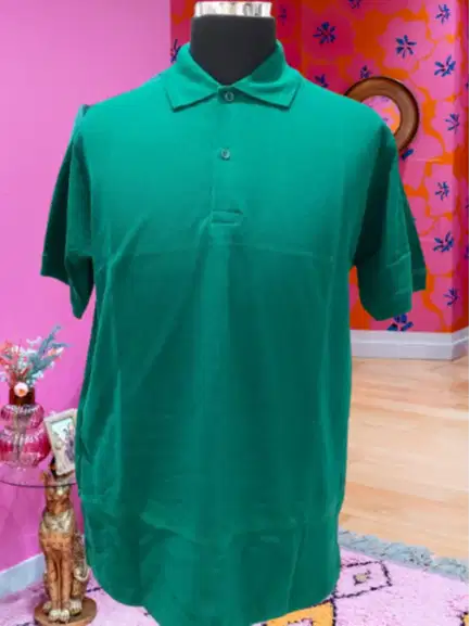 POLO SHIRT LACOSTA COTTON HIJAU TEAL
