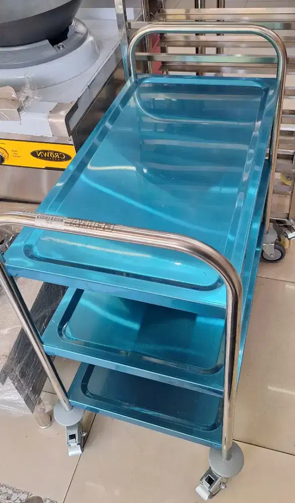 Meja Trolley Makanan Trolly Troli Getra ST022