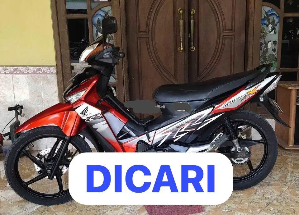 Di Cari Supra X 125 Double Disk DD Tahun 2009 Ke Atas Karbu Supra 2011