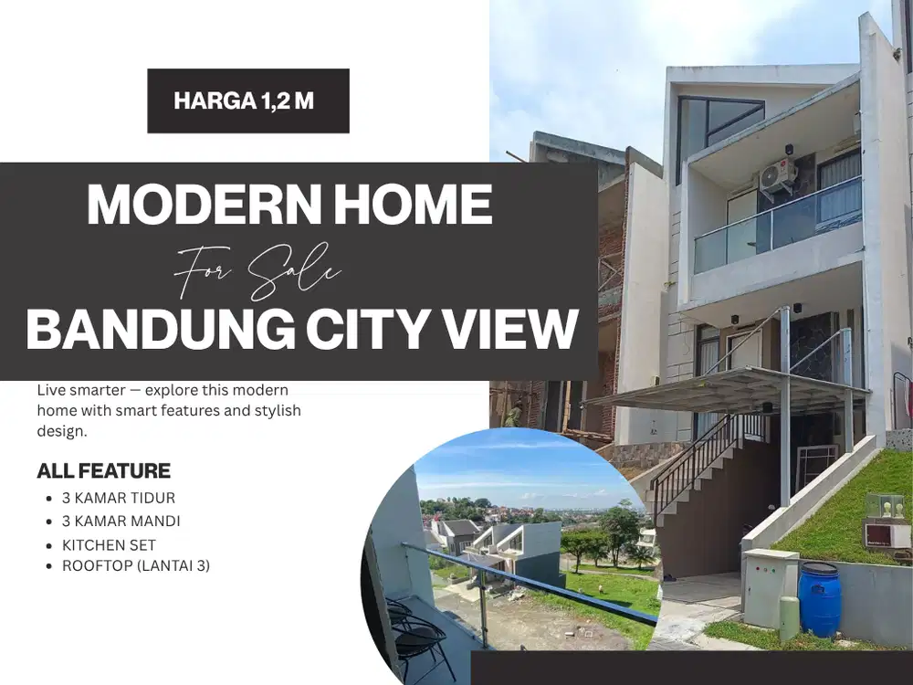 Dijual Rumah di Bandung City View Siap Huni