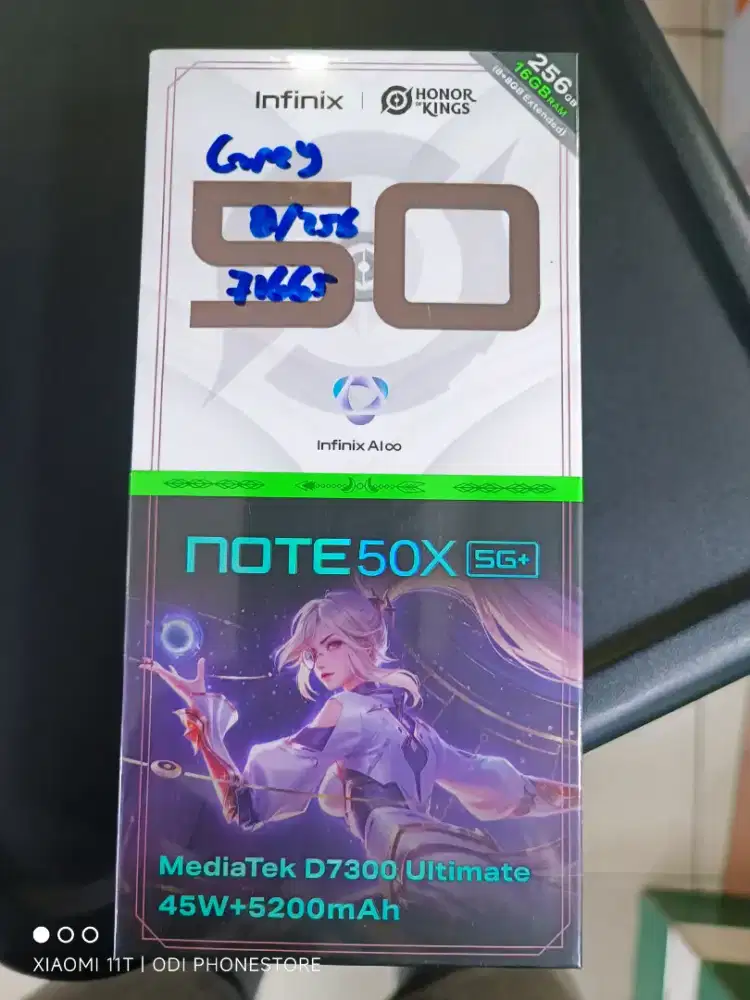 Hp baru segel garansi resmi Infinix note 50x 5g+ 16/256 gb