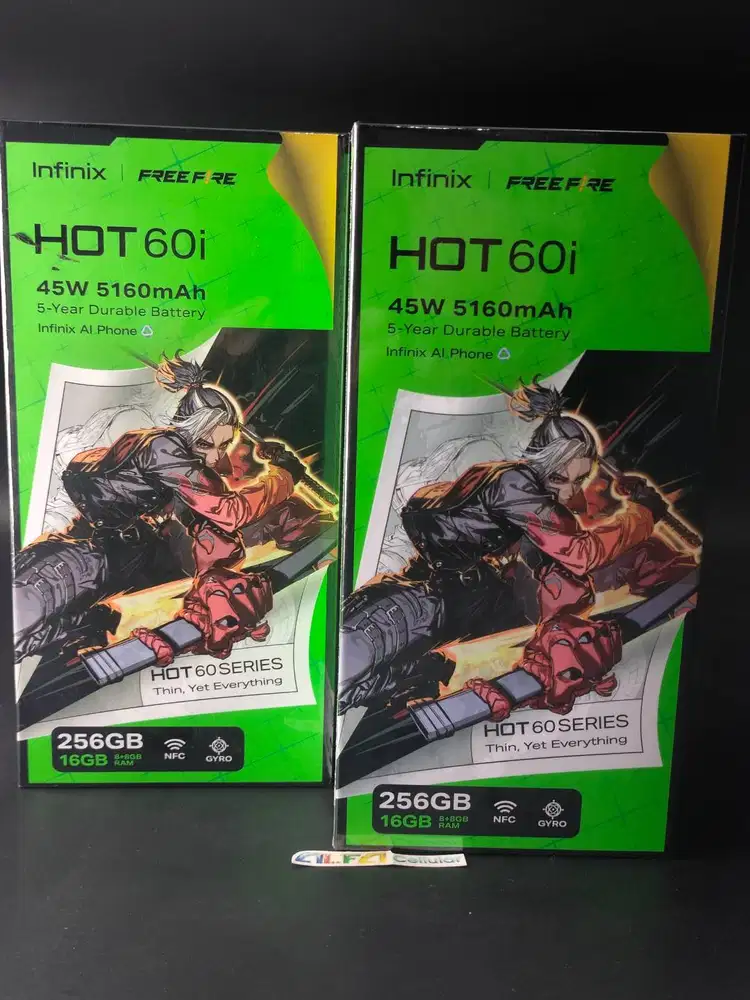 INFINIX HOT 60i NFC RAM 8+8 GB / INTERNAL 256 GB GARANSI RESMI