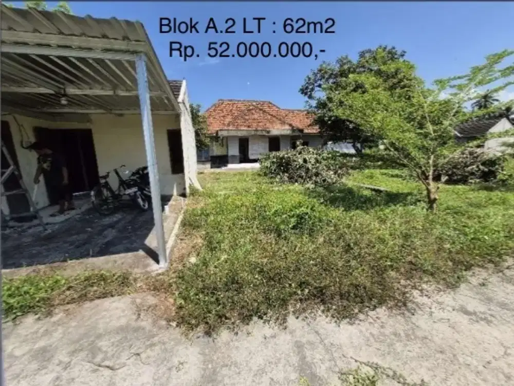 Aset BTN Jogja. Rumah & kavling siap bangun Perum Bhumi Ayodya, Wonosari, Ngombol, Purworejo