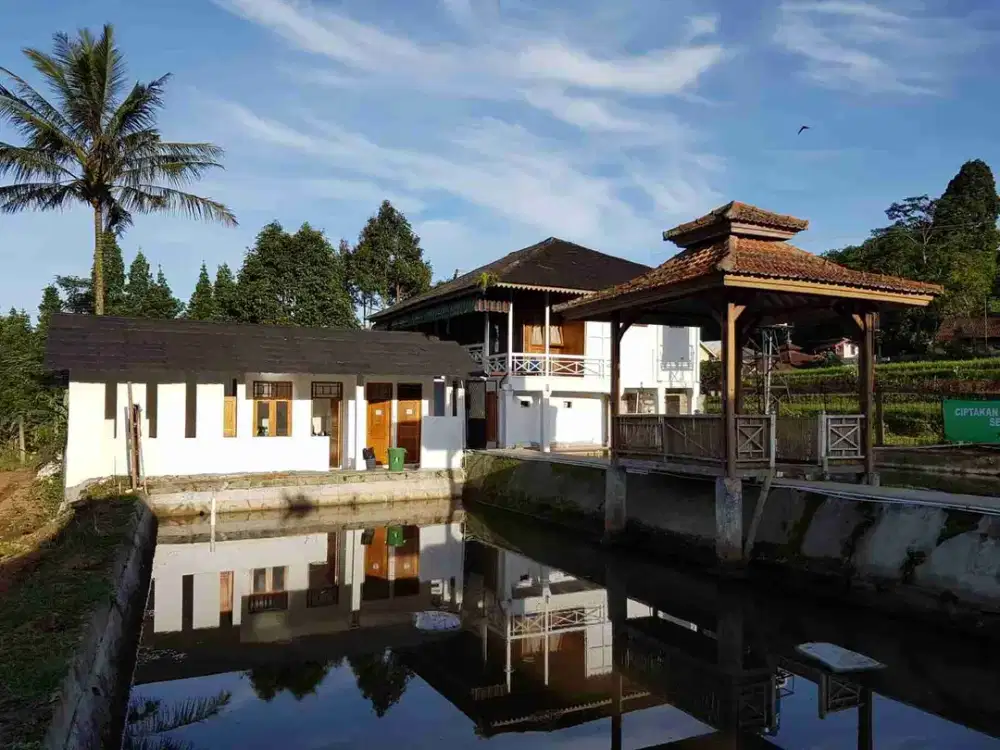 DIJUAL Villa di Cipeundeuy Sukabumi - asri & alami utk invest/rmh istirahat