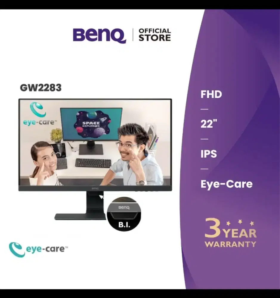 Monitor BenQ GW2283 22 Inch IPS Full HD HDMI LED