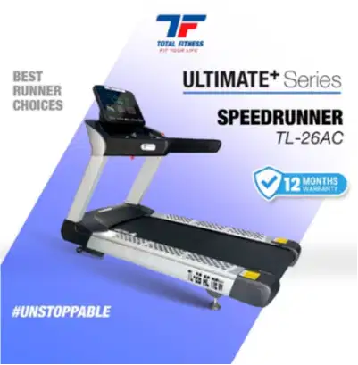 Big Electric Elektrik Treadmill Commercial Komersil 7 HP Motor AC TL-