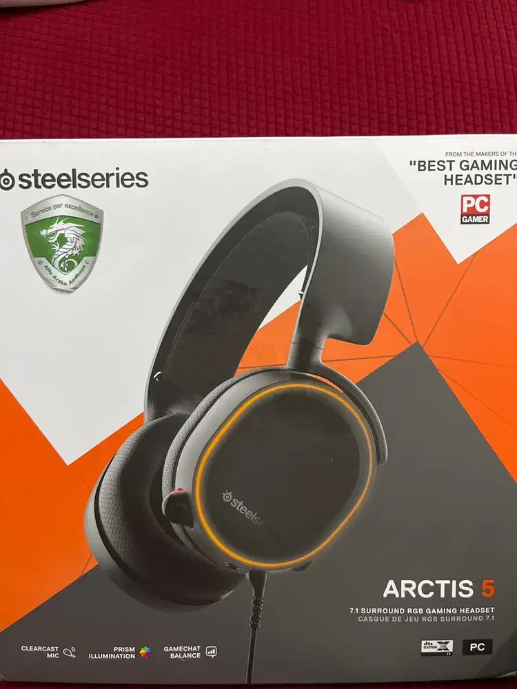 Gaming Headset Steelseries Arctis 5 RGB non bluetooth