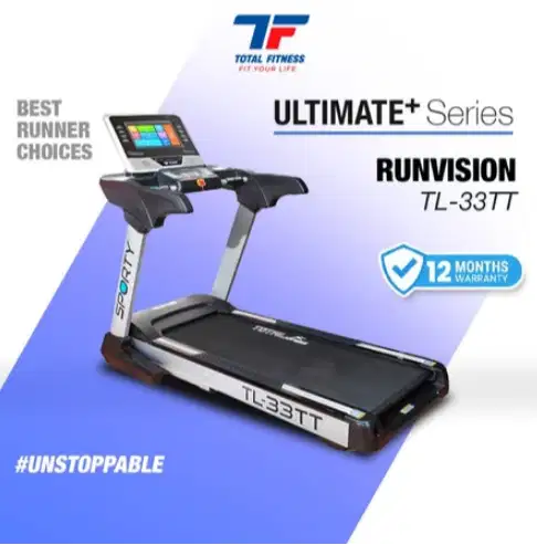 Big Electric Treadmill Commercial 4 HP Motor AC TL-33TT Alat Olahraga