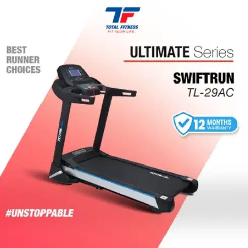 Big Elektrik Treadmil Commercial 3 HP Motor AC TL29 AC Alat Olahraga