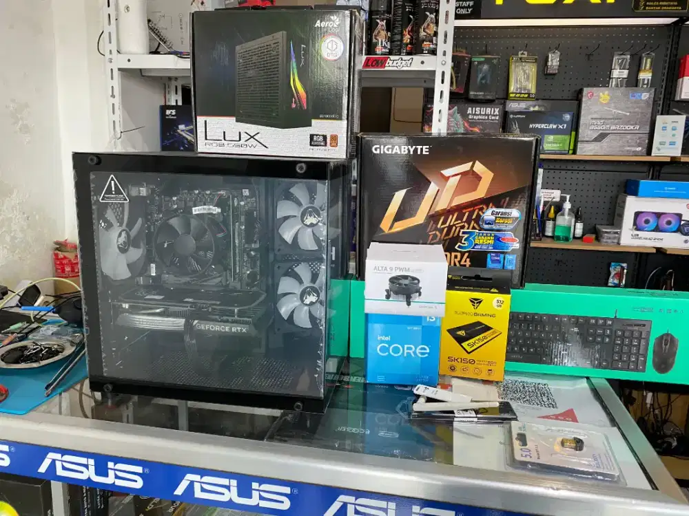 PC GAMING EDITING RENDERING I3 GEN12|RAM 16GB|SSD 512GB|RTX 4060 8GB