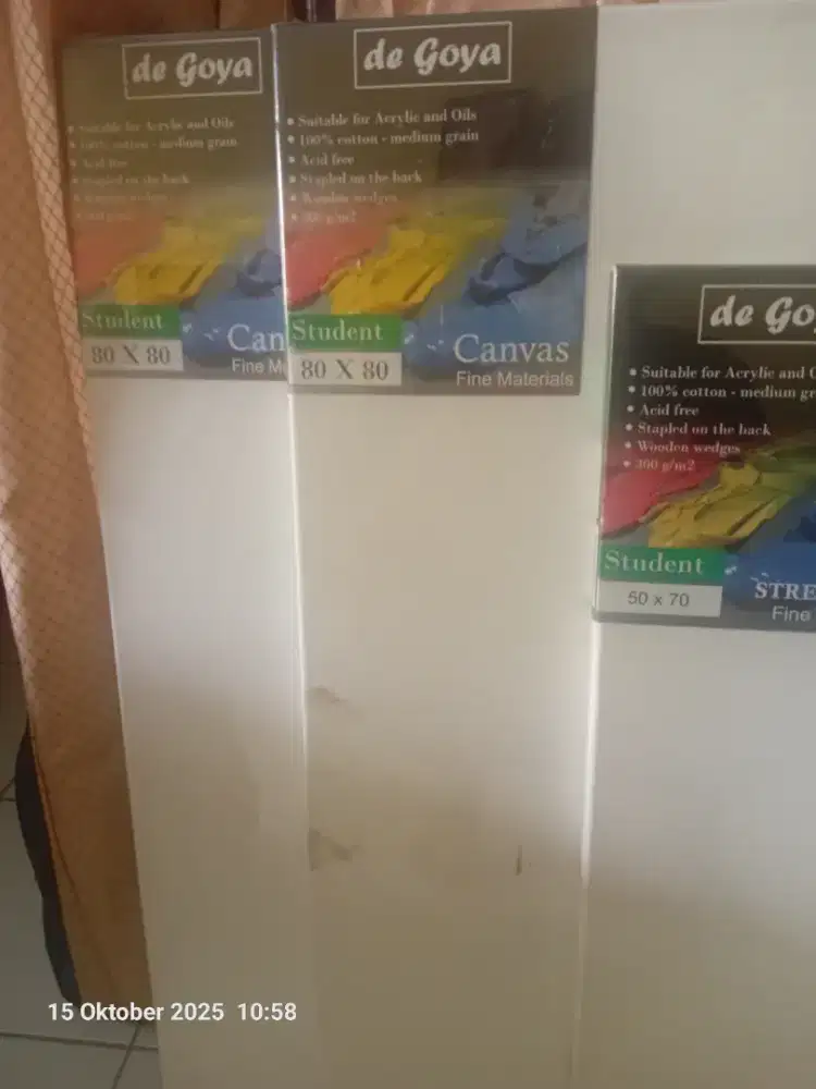 4 Kanvas Baru merk De Goya Murah Banget