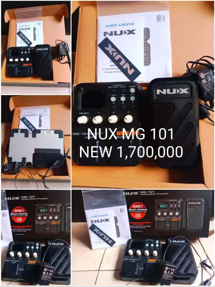Effek gitar listrik nux mg 101 baru
